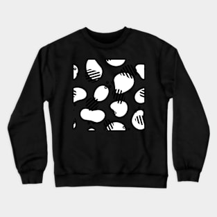 Green abstract shape pattern Crewneck Sweatshirt